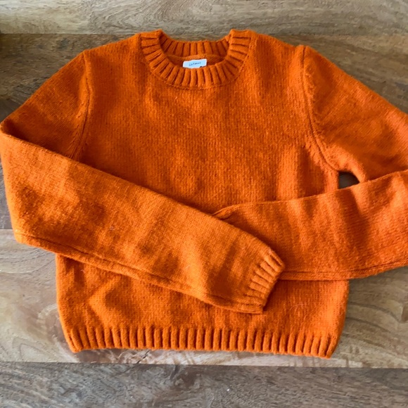Garage Sweaters - Garage cropped orange sweater. Worn once.